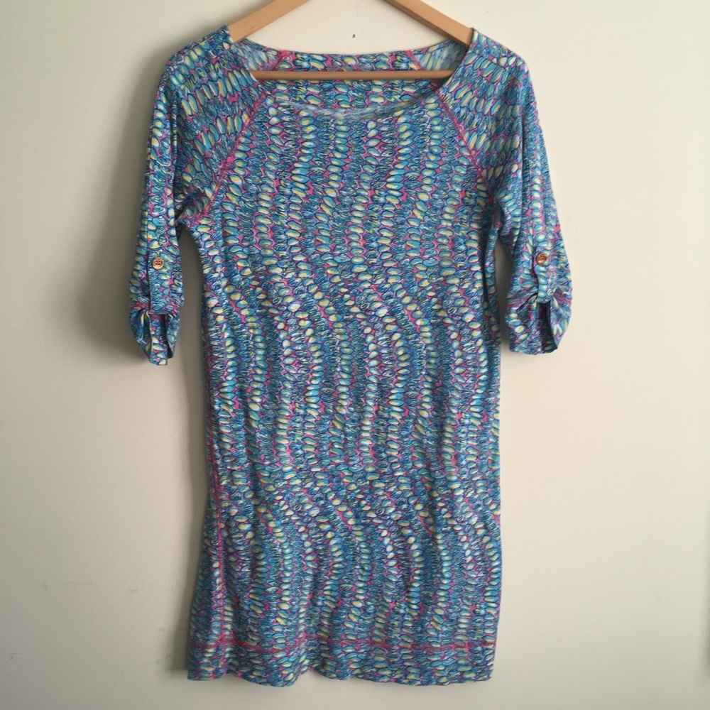 Lilly Pulitzer | Camie Clam Bake Tab Sleeve Dress